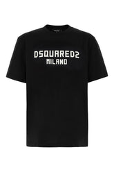 T-shirt in cotone nero -  | Wise