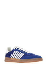 Blue suede Boxer sneakers -  | Wise