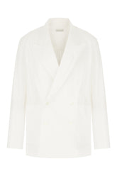 White cotton blazer -  | Wise