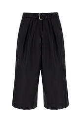 Black wool bermuda shorts -  | Wise