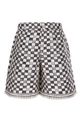 Printed silk bermuda shorts -  | Wise