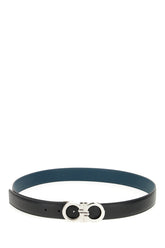 Black leather reversible belt -  | Wise