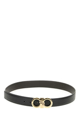 Black leather reversible belt -  | Wise