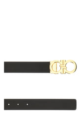 Black leather reversible belt -  | Wise