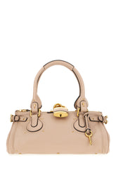 Powder pink leather Paddington shoulder bag -  | Wise