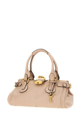 Powder pink leather Paddington shoulder bag -  | Wise