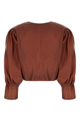 Giubbino in nappa rosso tiziano -  | Wise