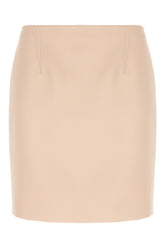 Powder pink satin skirt -  | Wise