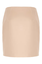 Powder pink satin skirt -  | Wise