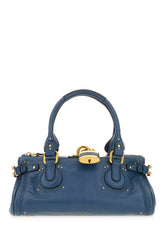 Blue leather Paddington shoulder bag -  | Wise