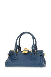 Blue leather Paddington shoulder bag -  | Wise