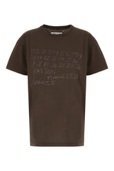 Chocolate cotton oversize t-shirt -  | Wise