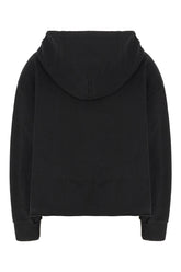 Black cotton sweatshirt -  | Wise