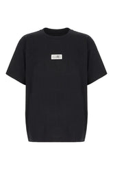 Black cotton t-shirt -  | Wise