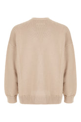 Cardigan beige in lana e acrilico -  | Wise