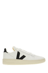 White leather V-10 sneakers -  | Wise
