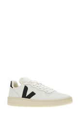 White leather V-10 sneakers -  | Wise