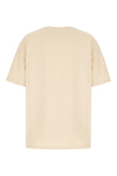 T-shirt oversize in cotone beige -  | Wise