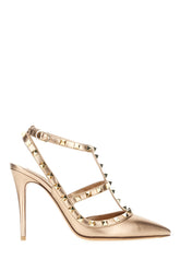 Skin pink leather Rockstud pumps -  | Wise