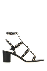 Black leather sandals -  | Wise