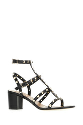 Black leather sandals -  | Wise