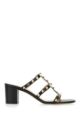 Black leather sandals -  | Wise