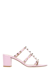 Pink leather mules -  | Wise