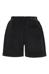 Black cotton bermuda shorts -  | Wise