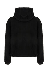 Black polyester sweatshirt -  | Wise
