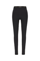 Black stretch nylon leggings -  | Wise