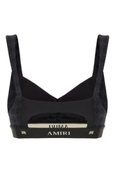 Black stretch polyester top -  | Wise