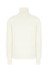 Ivory wool blend sweater -  | Wise