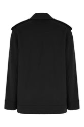 Black wool blend coat -  | Wise