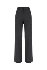 Graphite stretch wool blend pants -  | Wise