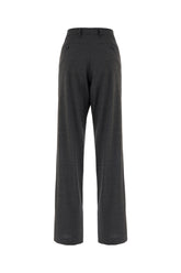 Graphite stretch wool blend pants -  | Wise