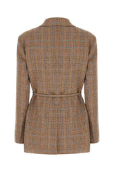 Embroidered wool blazer -  | Wise
