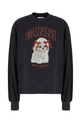 T-shirt in cotone ardesia -  | Wise