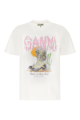 T-shirt in cotone bianco -  | Wise