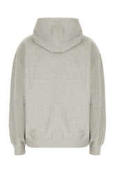 Melange grey cotton sweatshirt -  | Wise