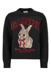 Maglione in misto lana nera -  | Wise