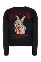 Slate wool blend cardigan -  | Wise