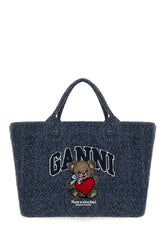 Denim medium shopping bag -  | Wise