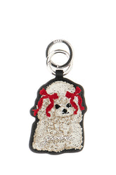 Multicolor leather and fabric key ring -  | Wise