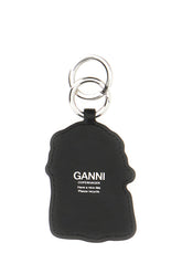 Multicolor leather and fabric key ring -  | Wise