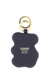 Multicolor leather and fabric key ring -  | Wise