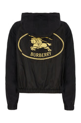 Black nylon windbreaker -  | Wise