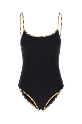 Black stretch nylon swimsuit -  | Wise