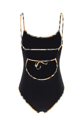 Black stretch nylon swimsuit -  | Wise