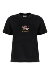 Black cotton t-shirt -  | Wise