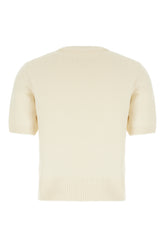 Ivory wool blend sweater -  | Wise